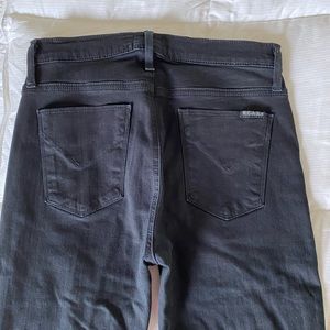 Hudson jeans skinny high rise black jean